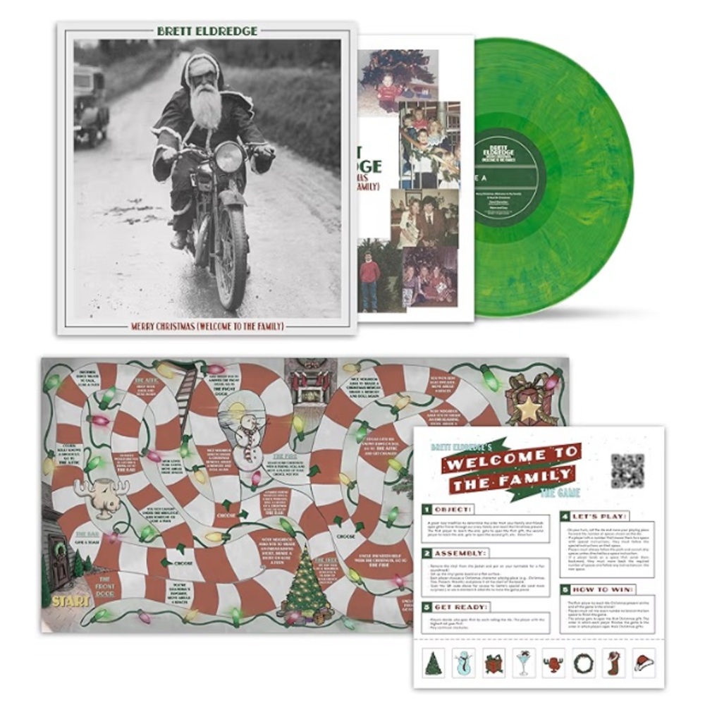 BRETT ELDREDGE Evergreen Vinyl Merry Christmas NEW 8 Original Songs